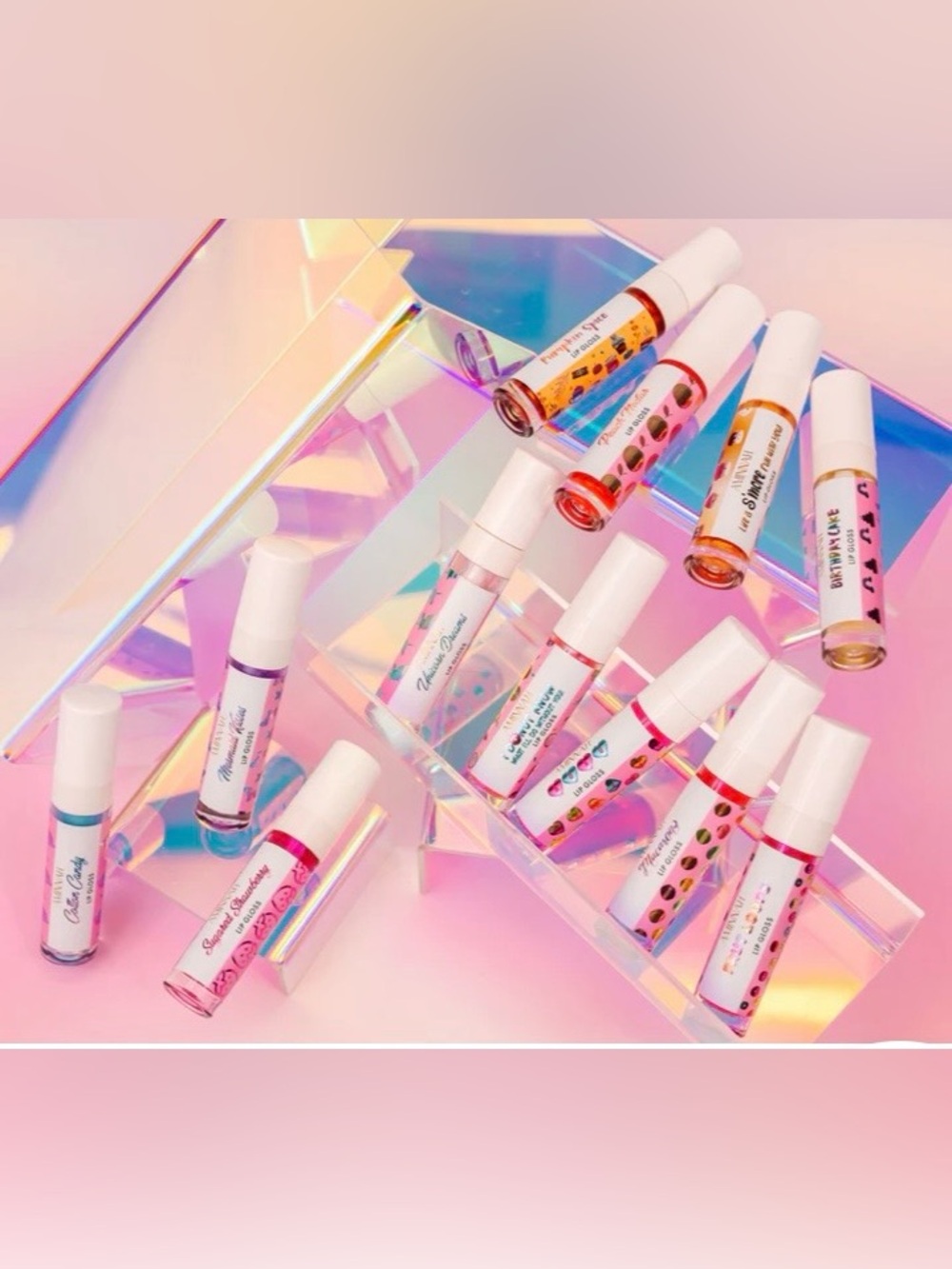 Aminnah Macarons Lip Gloss - Full Size Retail $28 NEW - Picture 3 of 3